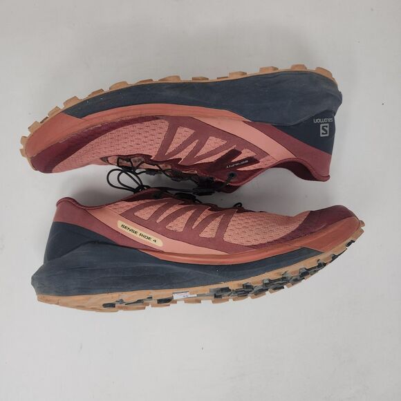 Salomon Women's Athletic Shoes - Pink and Burgundy - Picture 6 of 8